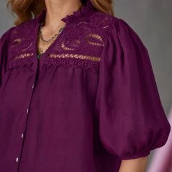 Dianna Lace Top, Petite -Sundance Sales 0116eee6 f6a8 440a b6cd 891c2701ddb8