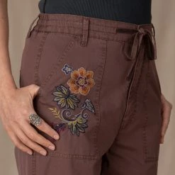 Natalia Embroidered Pants - Petites -Sundance Sales 04ea935a acf2 4f22 afe6 3ff8ce12bf05