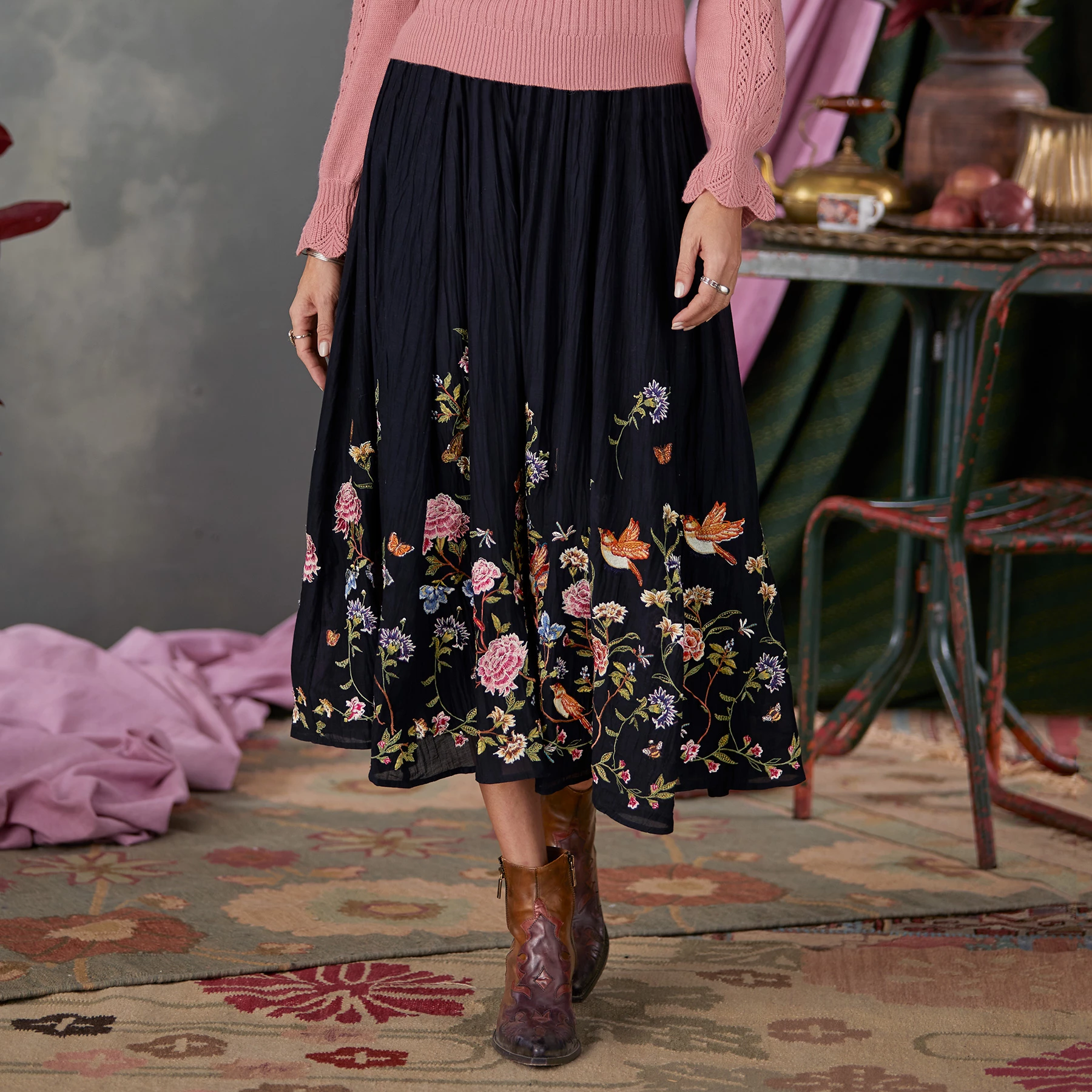 Romantic Roses Skirt 5 Romantic Roses Skirt - Image 3