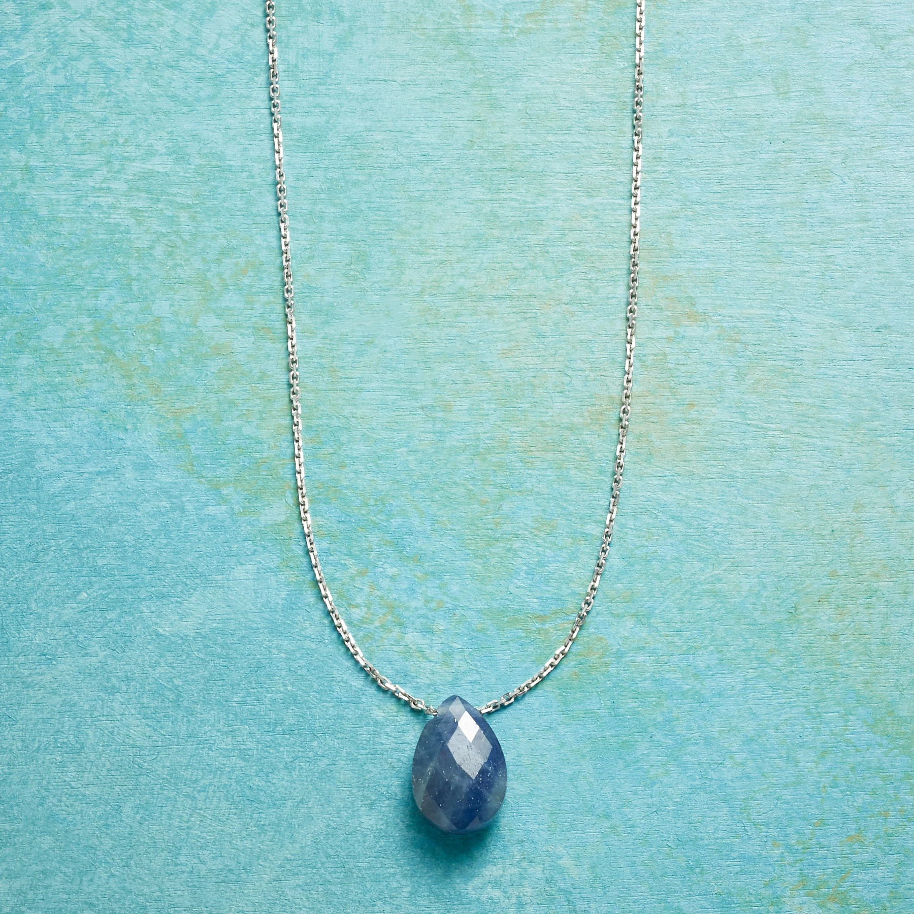 Birthstone Briolette Necklace 3 Birthstone Briolette Necklace