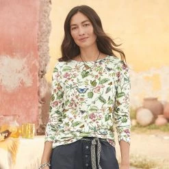 Wisteria Wings Tee - Petites