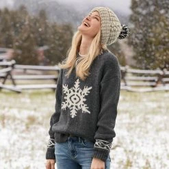Snowflake Whispers Sweater - Petites -Sundance Sales 1fc164d2 a70f 4803 88d9 b9cfe0eaff21