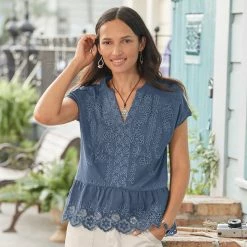 Tres Jolie Eyelet Top -Sundance Sales 21d1ced7 2cad 4355 ab05 75b50da5dd90