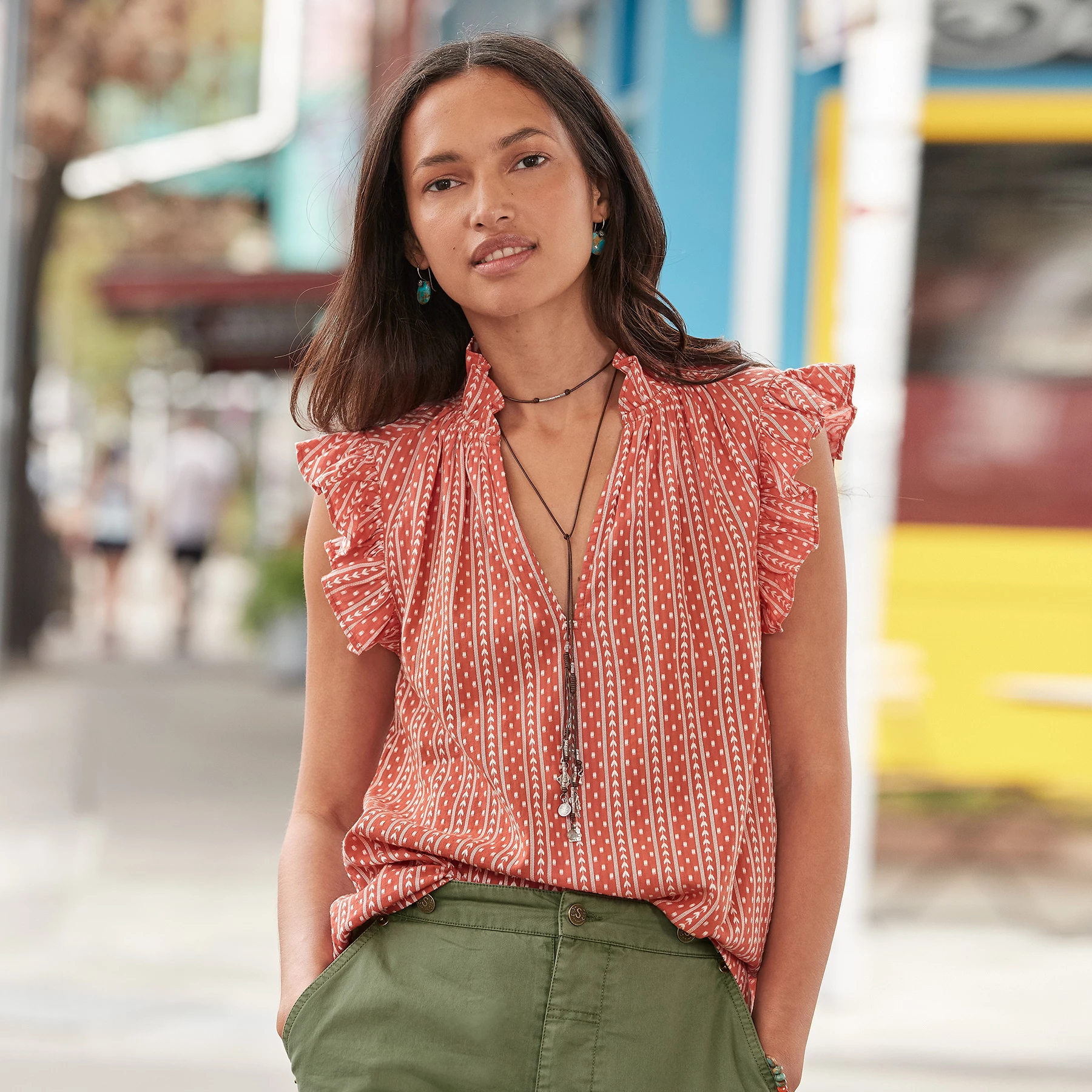 Delfina Stripe Top, Petite 3 Delfina Stripe Top, Petite