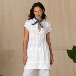 Regina Cap Sleeve Tunic