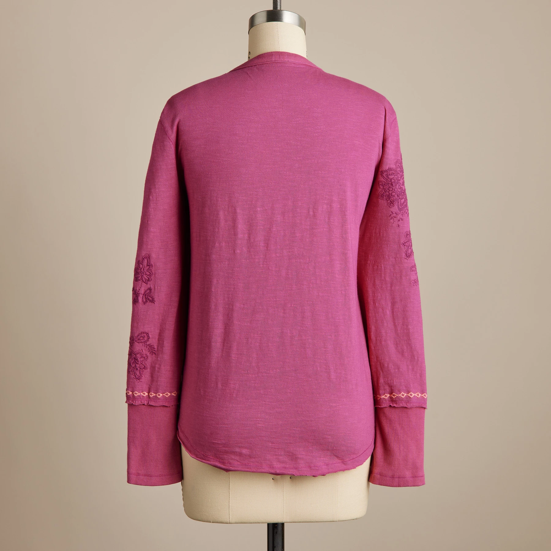 Blushed Blooms Henley 5 Blushed Blooms Henley - Image 3