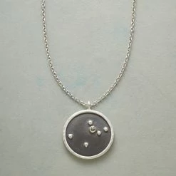 Silver Zodiac Constellation Necklace