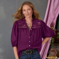 Dianna Lace Top, Petite -Sundance Sales 4ab38a5a 13f1 4adf 9c25 eab274e2091b