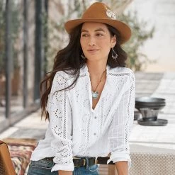 Marion Eyelet Shirt 8 Marion Eyelet Shirt -Sundance Sales 5781131b bfc2 43d2 b510 36db22552aa8