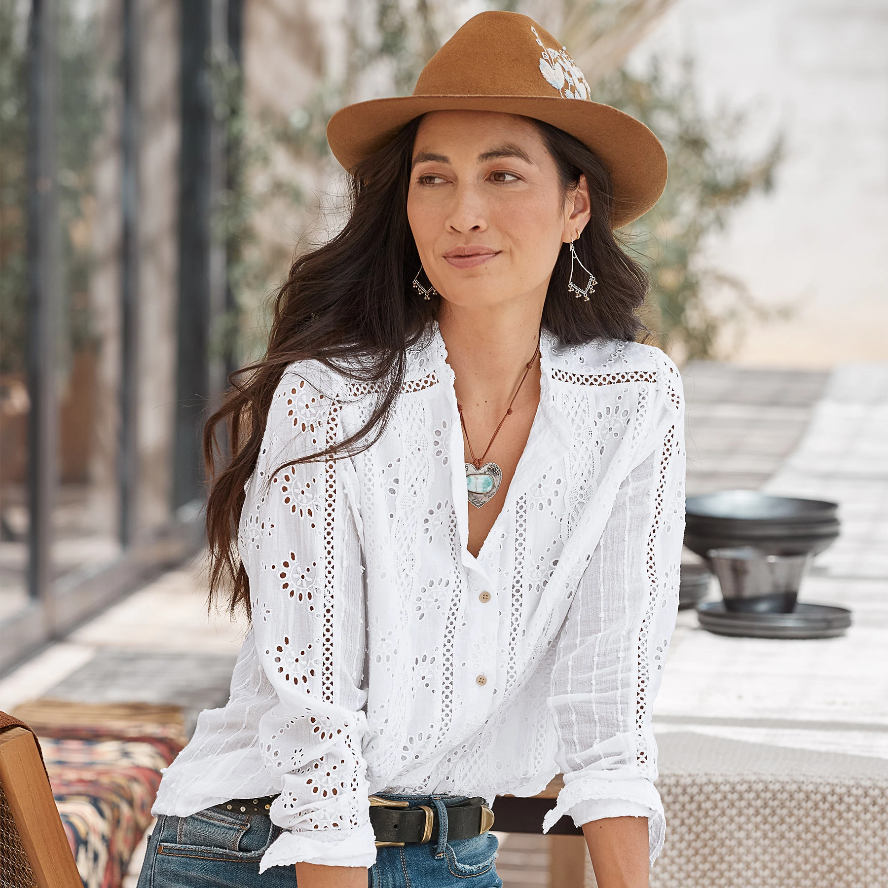 Marion Eyelet Shirt 5 Marion Eyelet Shirt - Image 3