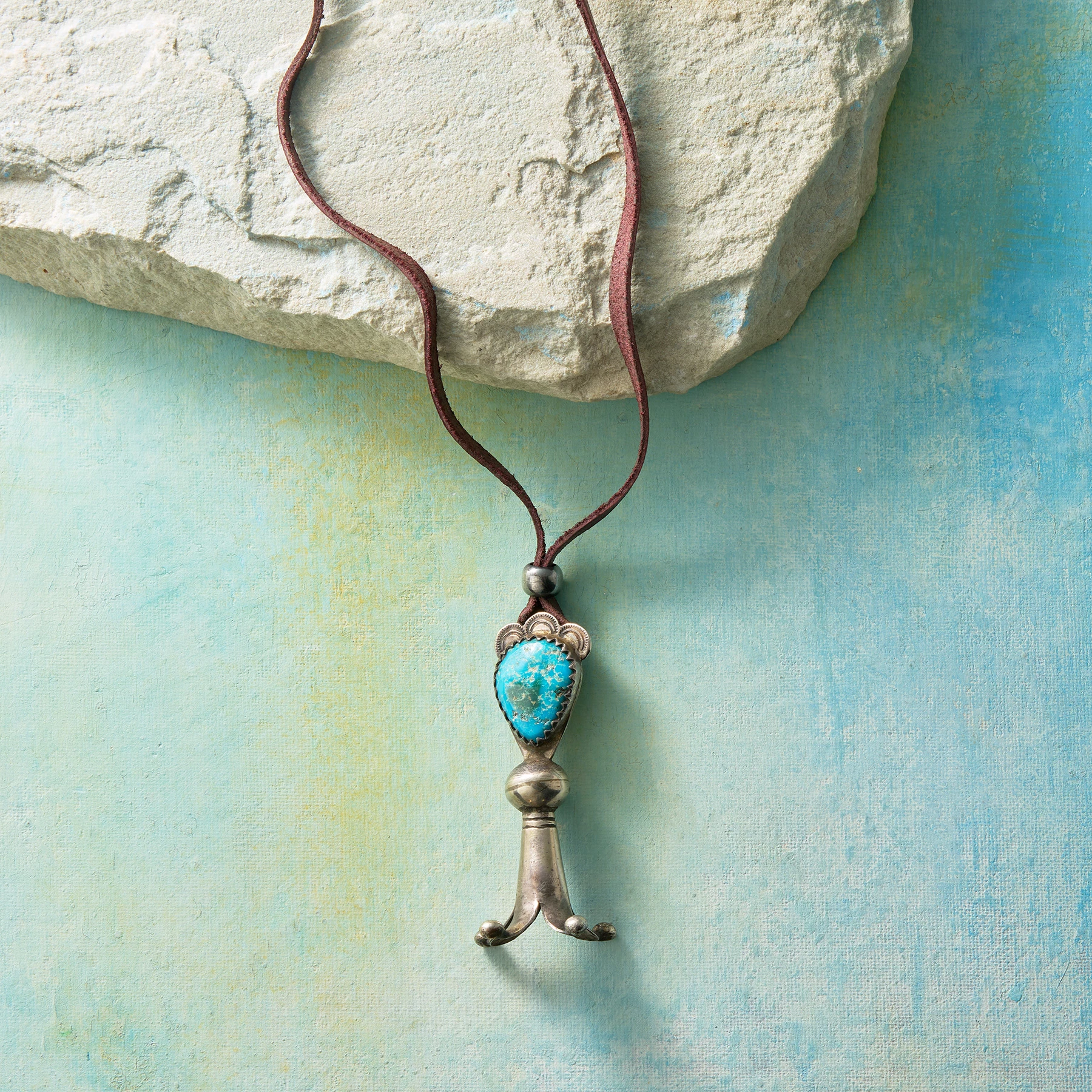 Turquoise Blossom Necklace 5 Turquoise Blossom Necklace - Image 3