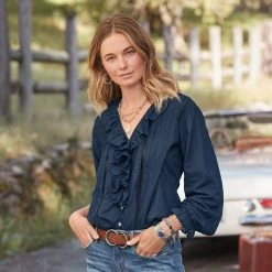 Lettie Ruffle Top -Sundance Sales 6089bc1c af99 41ab b6e2 b9c1f257b153