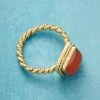 Roped Carnelian Ring -Sundance Sales 6c868100 84e4 4898 b7ff 1a8e7fe2b3c1