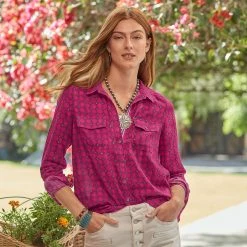 Floral Joy Top - Petites -Sundance Sales 773deedd 6549 49e1 92a4 9046dc04b85f