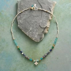 Blue Green Reverie Necklace -Sundance Sales 7e7f88ab 1ff3 4a39 bce5 0f03649491a7