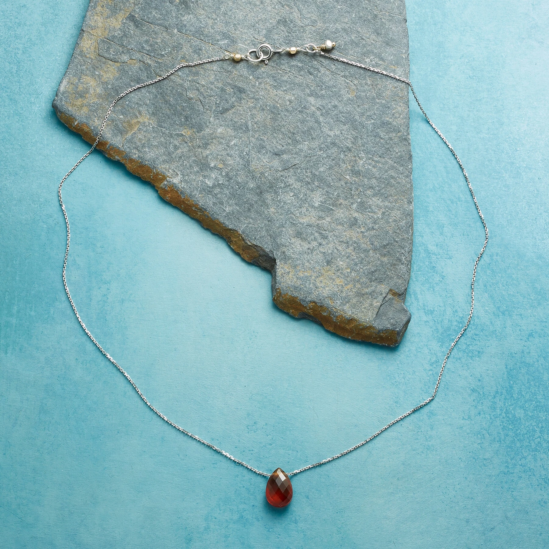 Birthstone Briolette Necklace 5 Birthstone Briolette Necklace - Image 3