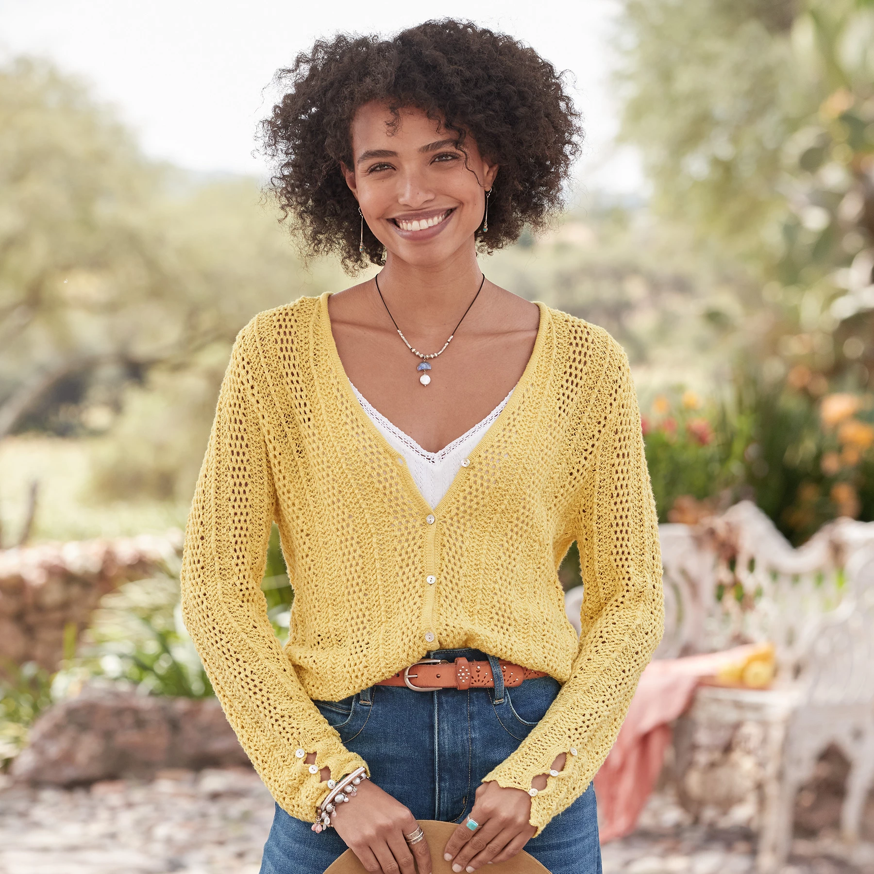 Della Ruffle Cardigan - Petites 5 Della Ruffle Cardigan - Petites - Image 3