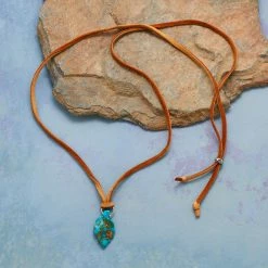 Handcarved Leaf Necklace