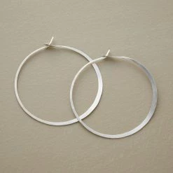 Sterling Hand Forged Gypsy Hoops -Sundance Sales 9132288c d76c 4b35 a28a f3dcdf1aba19
