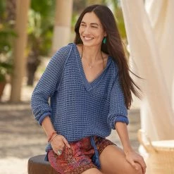 Calm Harbors Sweater Hoodie, Petite -Sundance Sales 98f7e0c7 6cf7 4830 981d e396c9666aa2