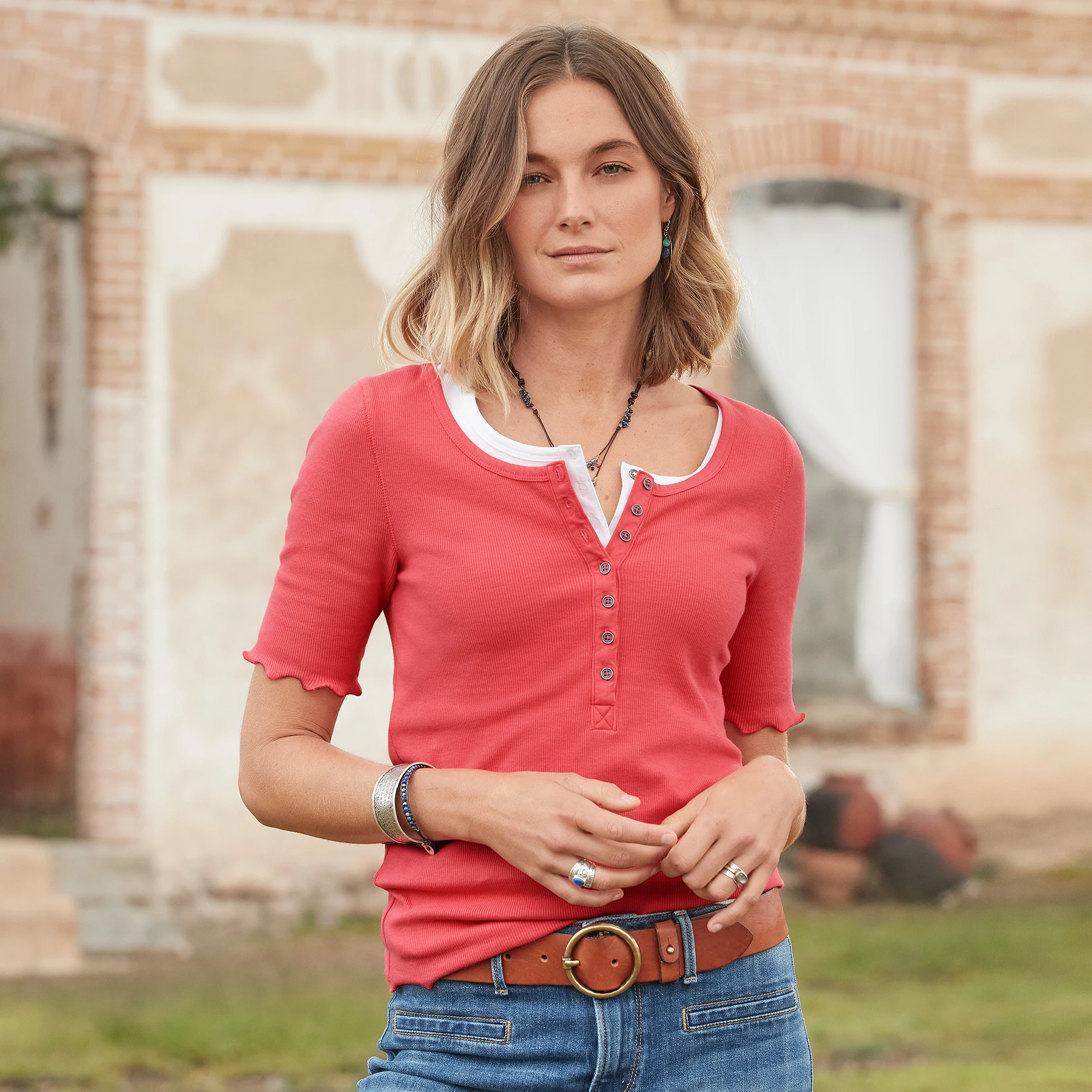 Regan Sweet Henley 4 Regan Sweet Henley - Image 2