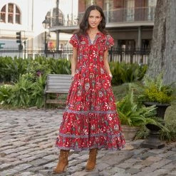 Fleurine Ruffle Dress, Petite -Sundance Sales a9becb55 2f6f 46f9 8e3d 25eab300bc9e