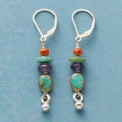 Turquoise Freefall Earrings