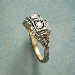 Polki Trio Diamond Ring