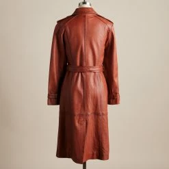 Araminta Leather Trench Coat -Sundance Sales bba5b1c5 f30d 45f9 9b6e cb4e2eadd9f2