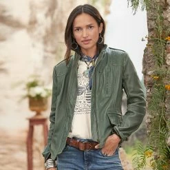 Angela Leather Jacket, Petites -Sundance Sales bfdf009e 41d2 4003 8da1 ebe6d174b574