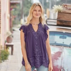 Felicity Flutter Top - Petites -Sundance Sales c0c0e0da 6aac 4db5 b544 90801db136a9