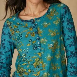 Jordane Floral Tee, Petite -Sundance Sales c3f80ccb ad0f 4df4 a462 cbf73225ae05