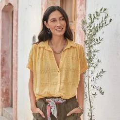 Tensift Eyelet Shirt - Petites