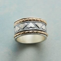 Heart In A Spin Ring