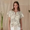 Stitched Flora Top