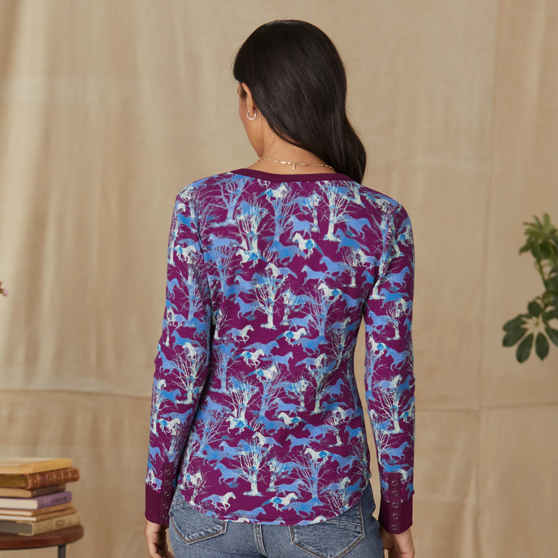 Cheval Spirit Thermal Tee, Petite 5 Cheval Spirit Thermal Tee, Petite - Image 3