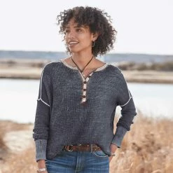 Gentry Henley Sweater, Petite -Sundance Sales eb26647a 7712 451b b0e5 04d27d1be604